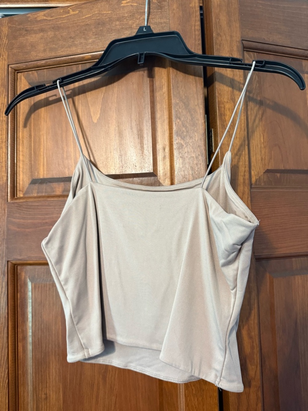 Olive & Oak Soft Beige Spaghetti Strap Camisole - Picture 2 of 2